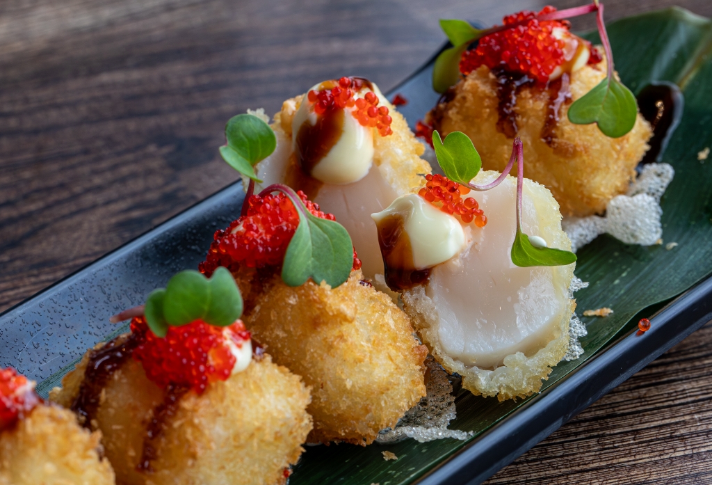 Billede af 5 stk. Tempura kammuslinger